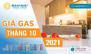 Giá gas tháng 10 2021