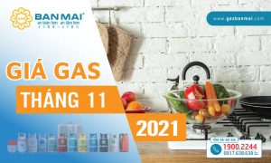 Giá gas tháng 11 2021