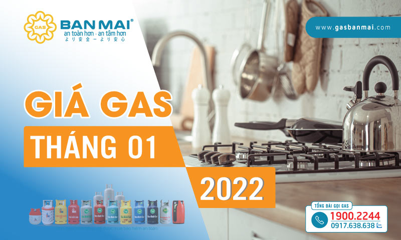 Giá gas tháng 1/2022