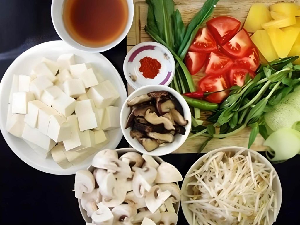 cách nấu canh chua chay kiểu Thái