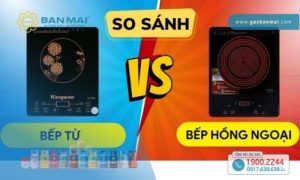 So sánh bếp từ và bếp hồng ngoại