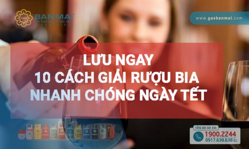 Cách giải rượu ngày Tết hiệu quả