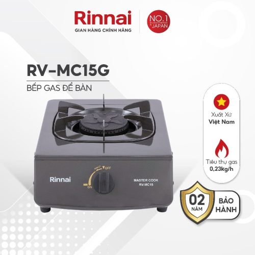 Bếp gas đơn Rinnai RV-MC15G chính hãng