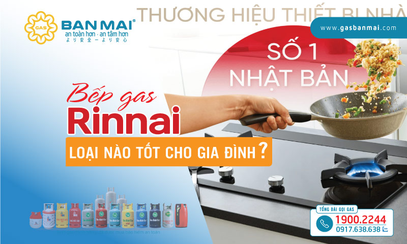 Nên mua bếp gas Rinnai loại nào tốt cho Gia đình?