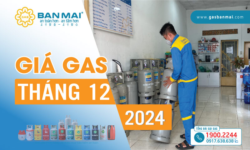 Giá gas tháng 12/2024