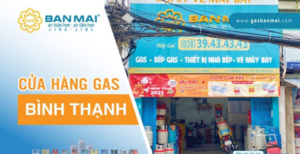 cửa hàng gas Bình Thạnh Gas Ban Mai