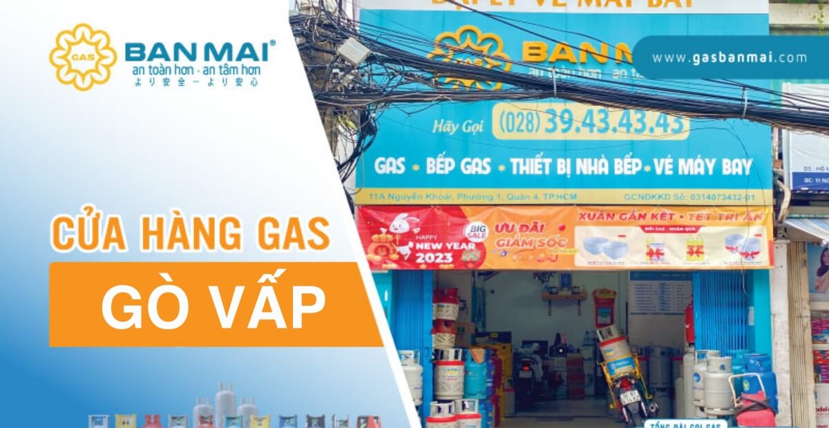 Dịch vụ đổi gas Gò Vấp Gas Ban Mai