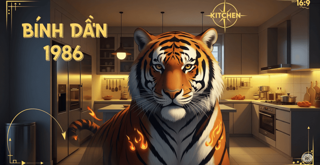 Hướng bếp tuổi Bính Dần 1986